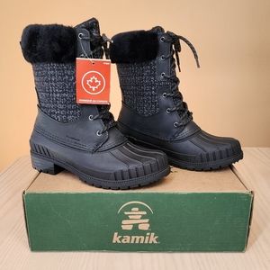 Kamik winter boots waterproof women's size 7